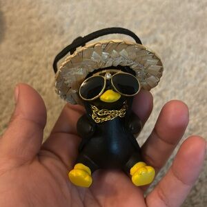 Swinging Duck Car Hanging Ornament, for Rear Mirror